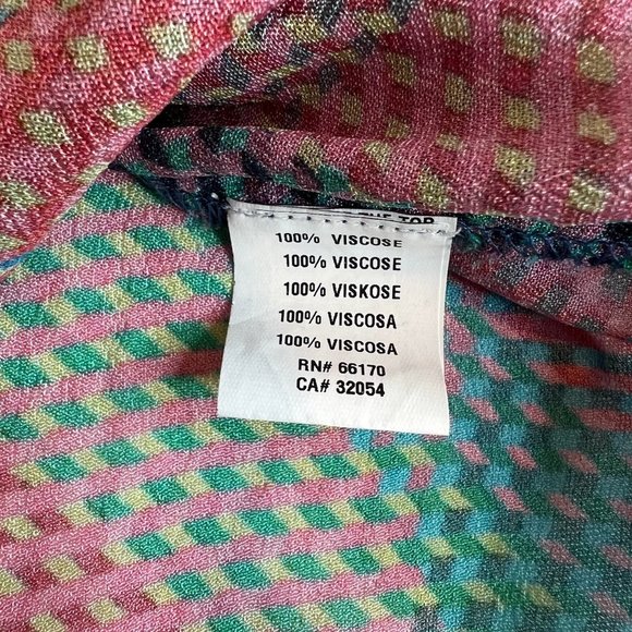 Anthropologie Conditions Apply "Selina' Smocked Tie Neck Halter Blouse - XS - Picture 5 of 7